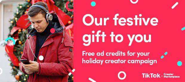 Tiktok Christmas Email Banner 2