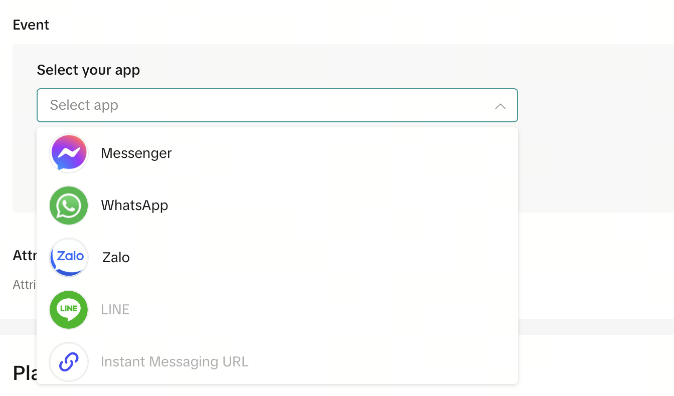 Choose messaging app - Messaging Ads