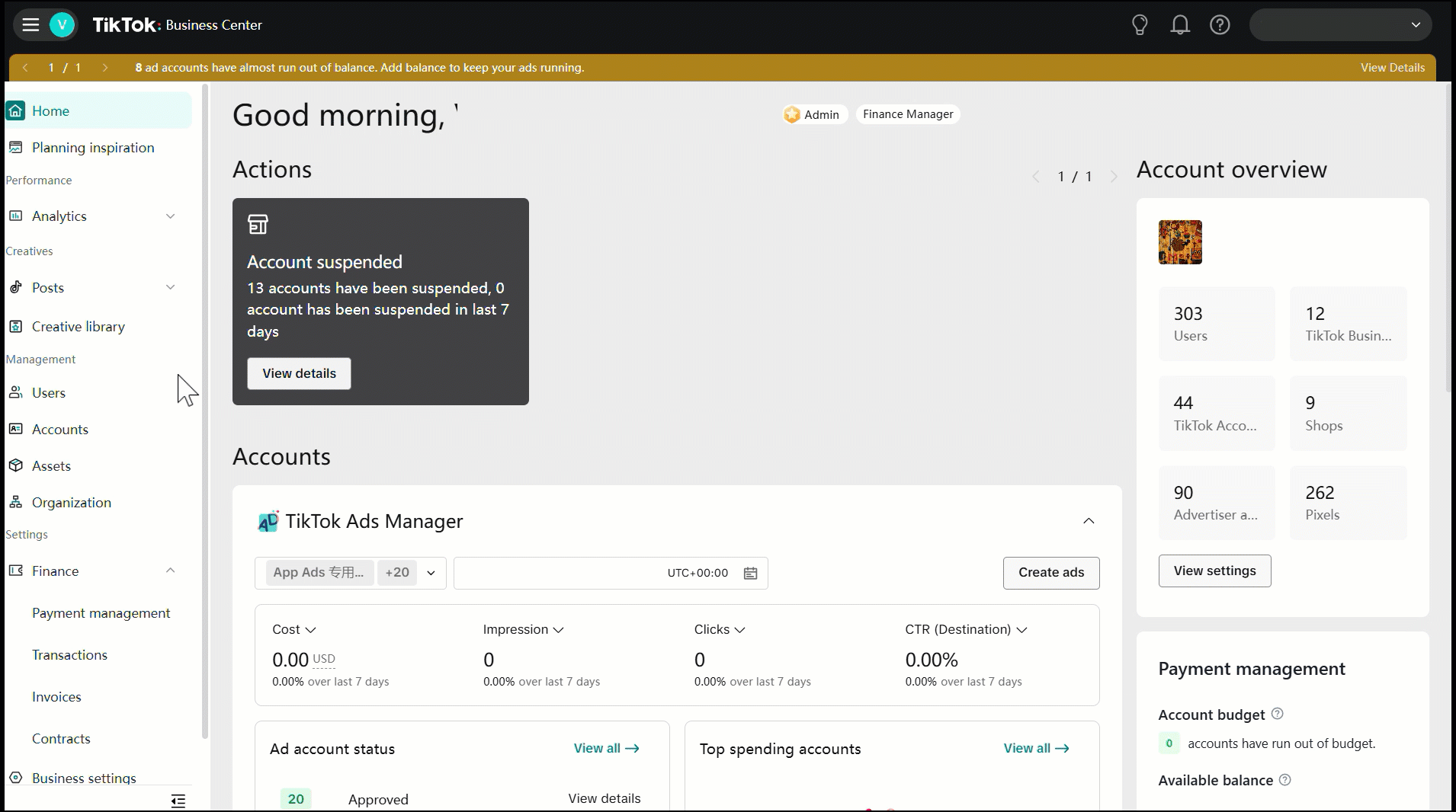 To give specific members of your Business Center permission to use a TikTok account for ad delivery To give specific members of your Business Center permission to use a TikTok account for ad delivery