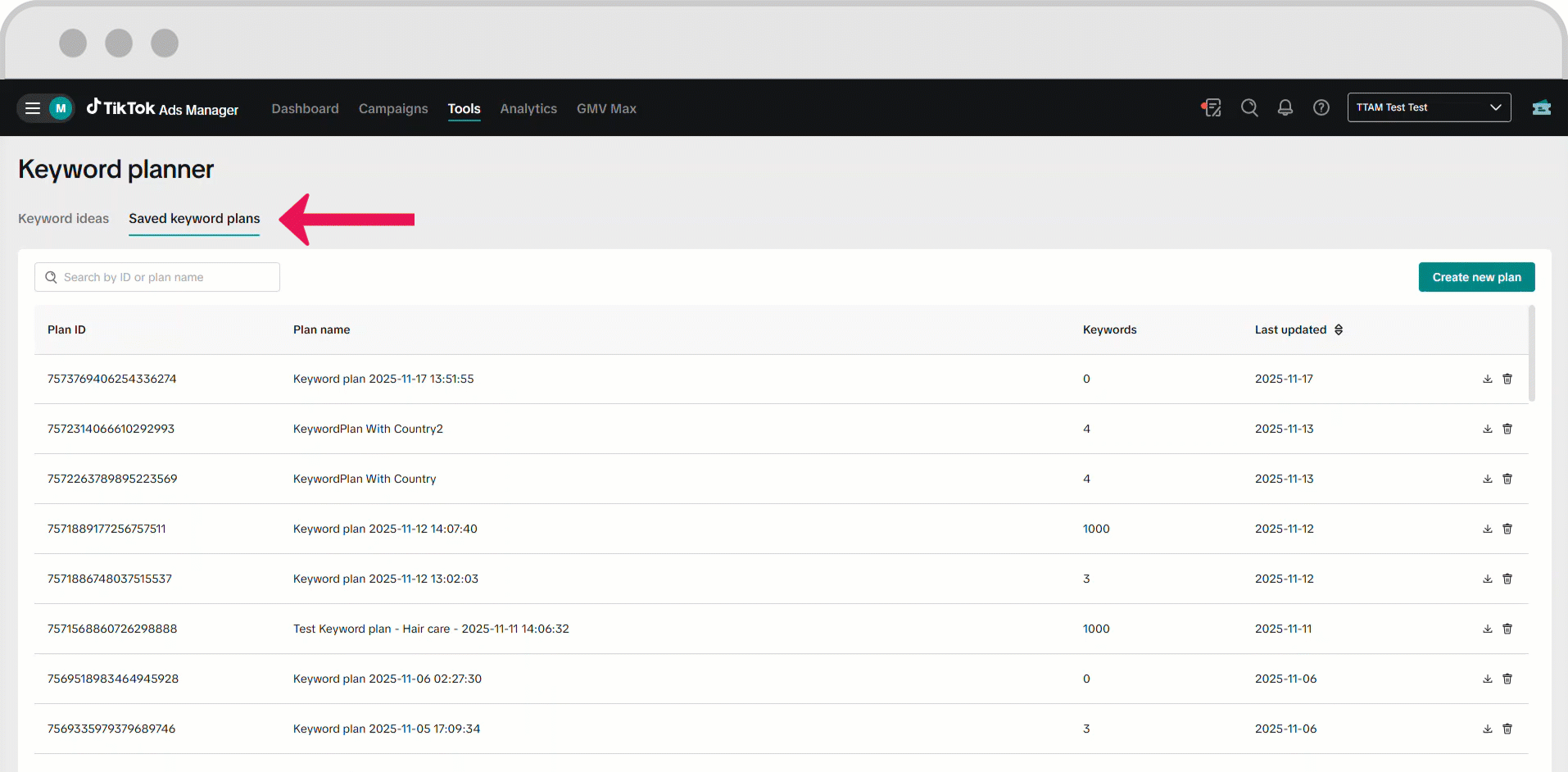Keyword planner tool bulk add gif