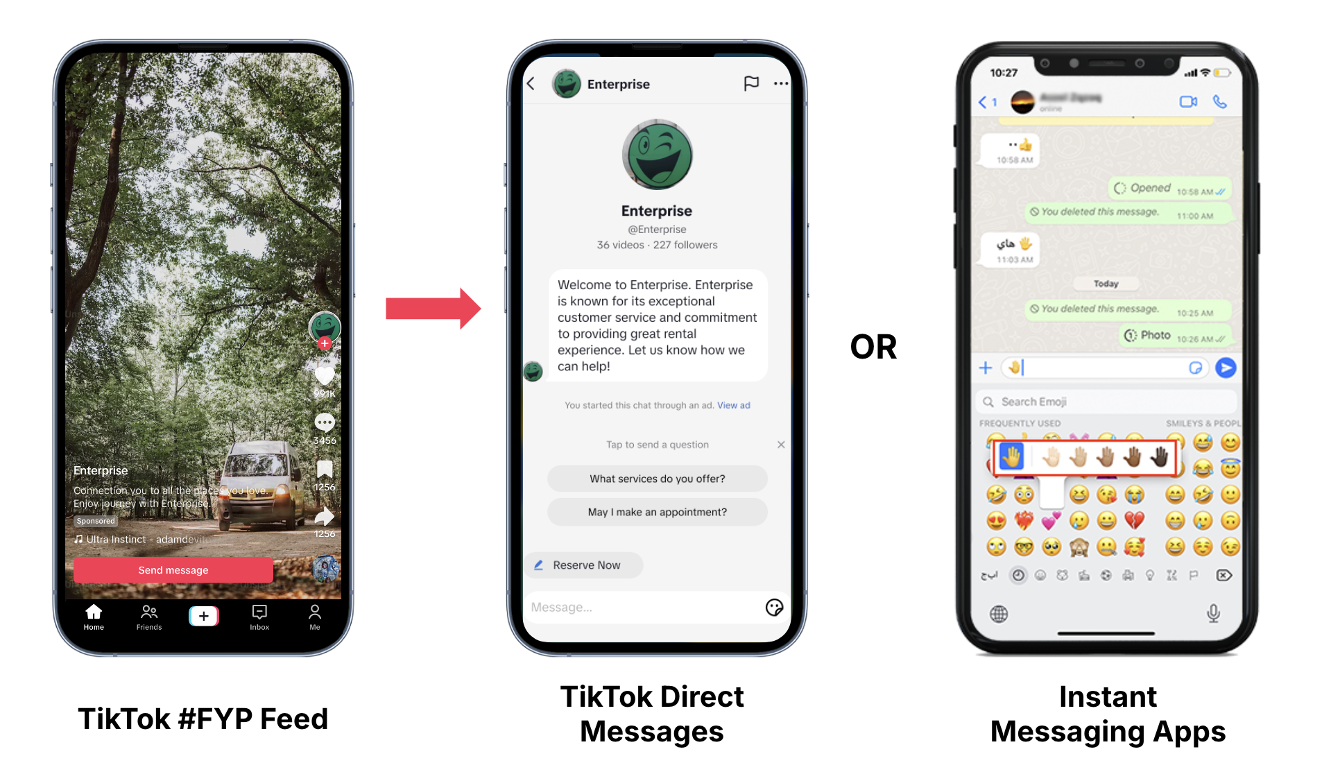 Messaging Ads - demo image