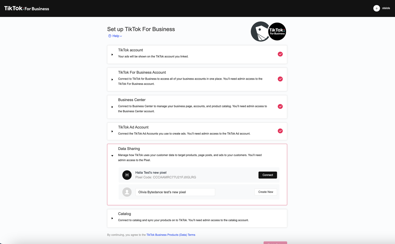 SHOPLINE 上的 TikTok 设置指南