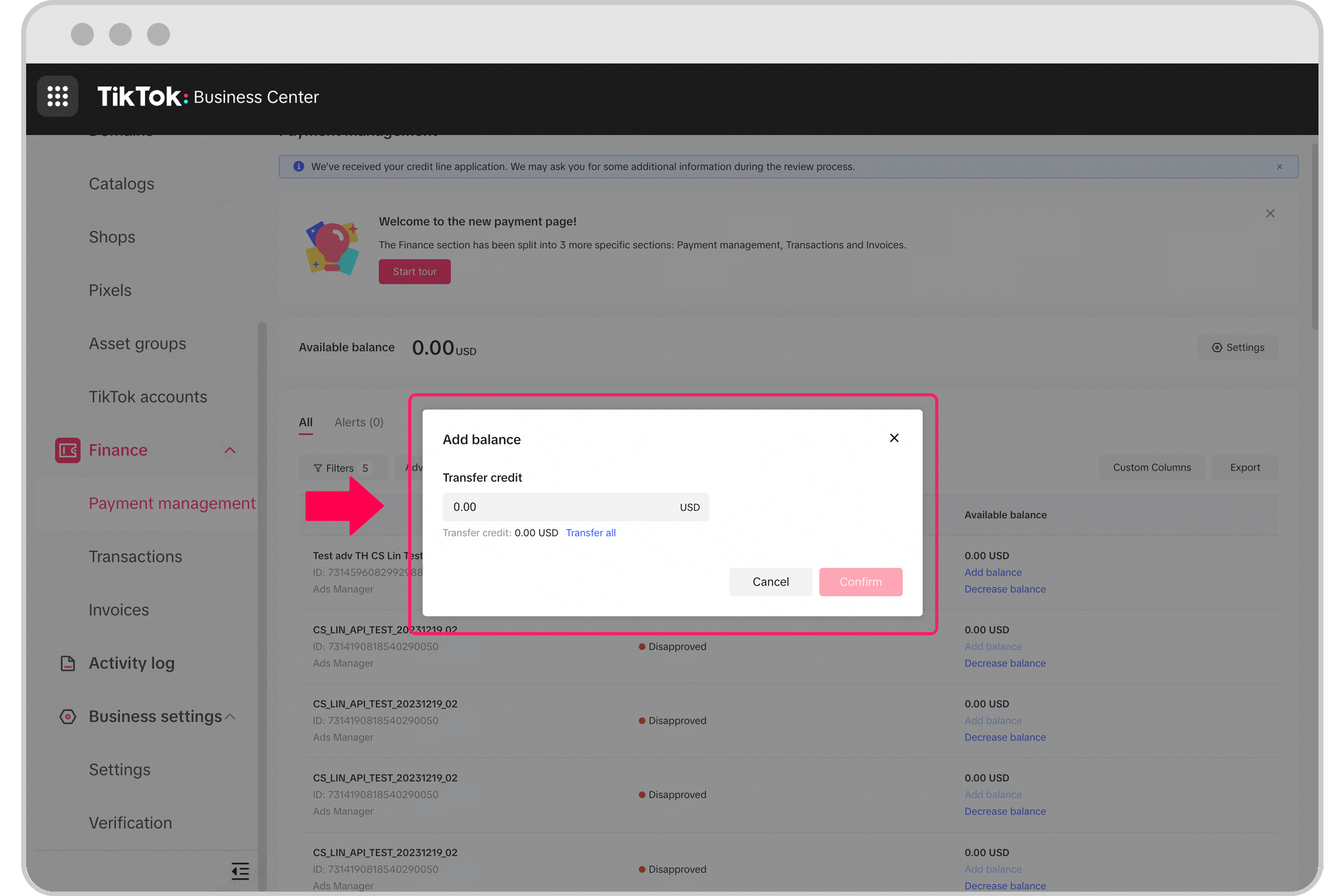 FAQs for Automatic Balance Allocation | TikTok Business Center