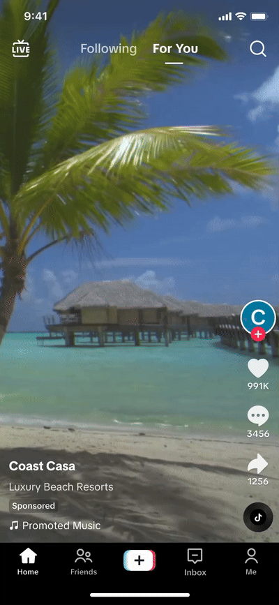 Single Video - Travel Ads Creative Formats