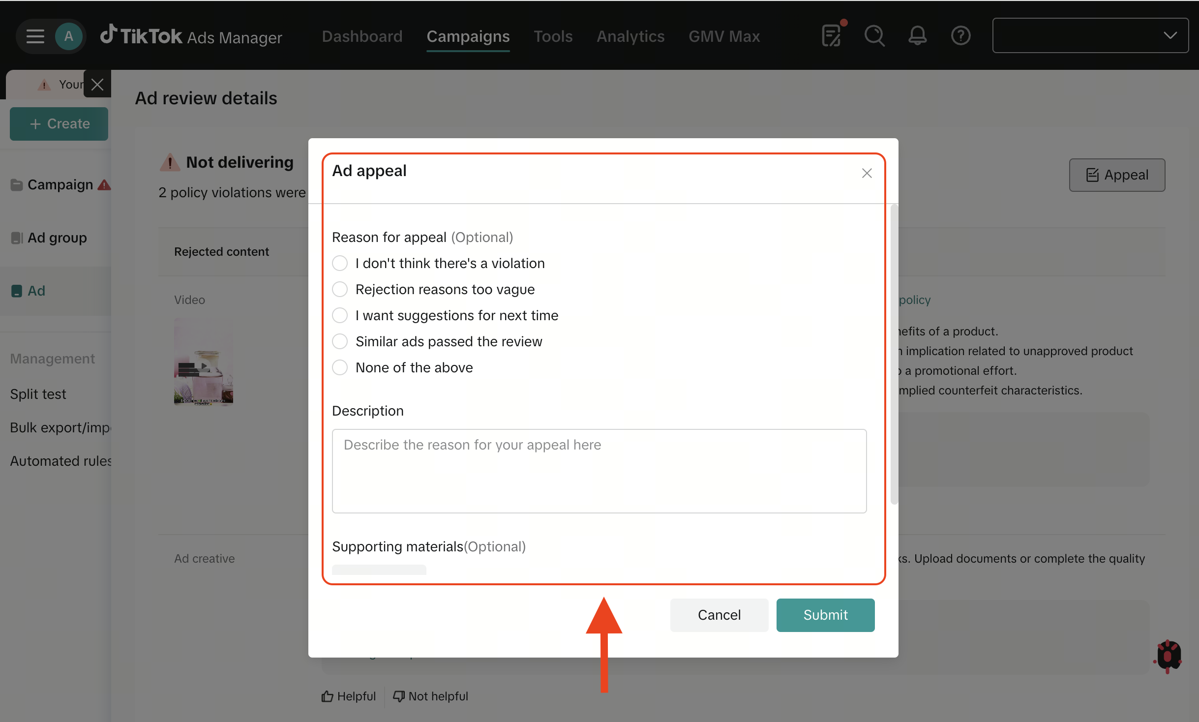 Provide the appeal details JPG