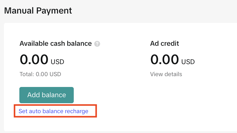 Auto balance recharge - screenshot