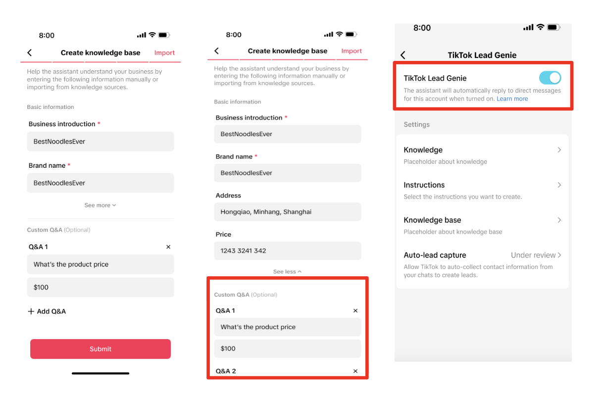 Activate lead generation assistant - screenshot 4