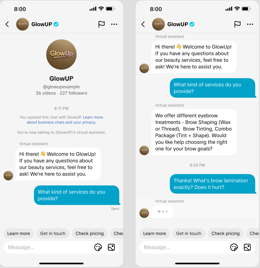 Lead gen assistant - example 1