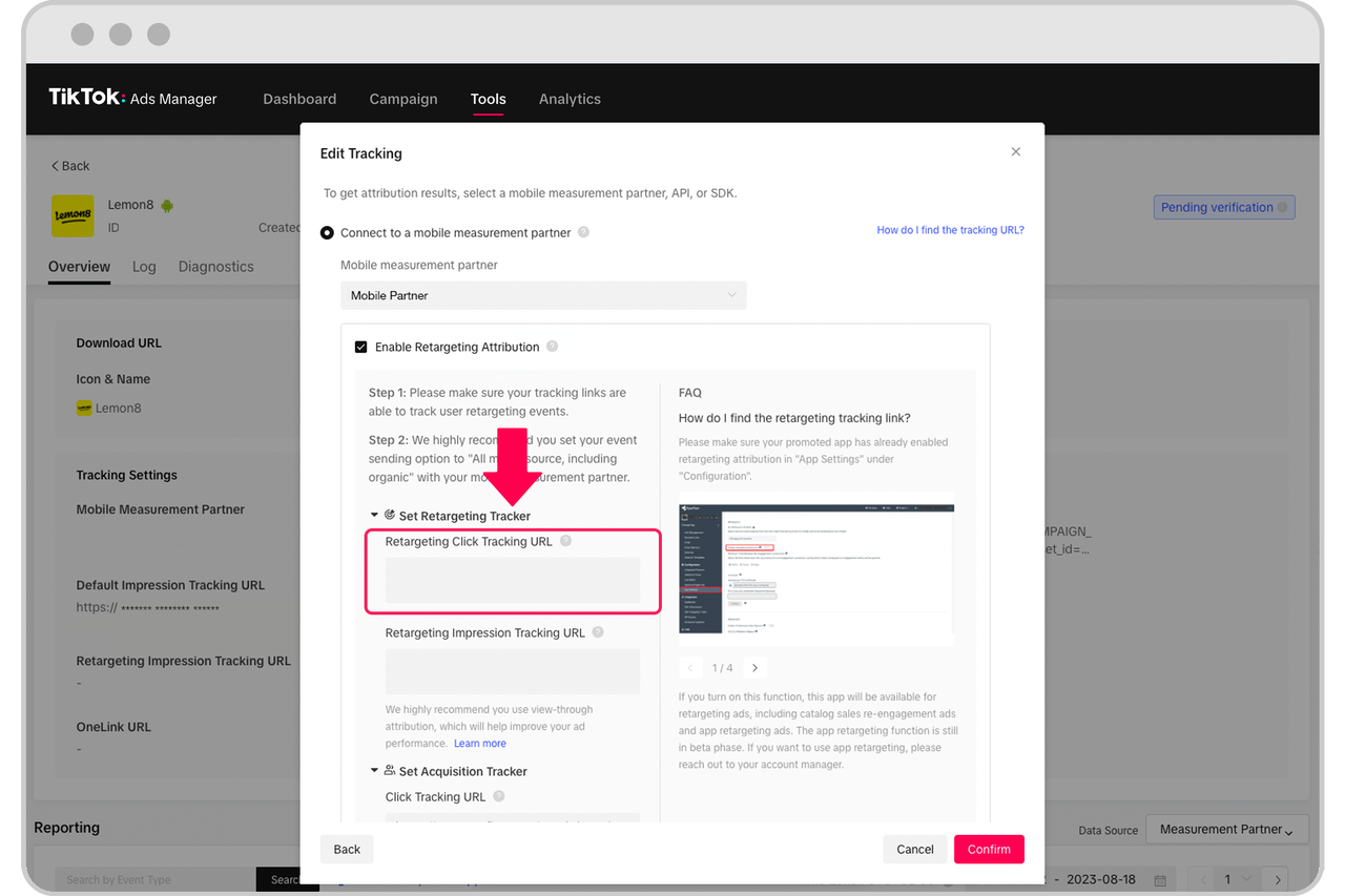 Retargeting in TikTok Ads Manager for increased conversions