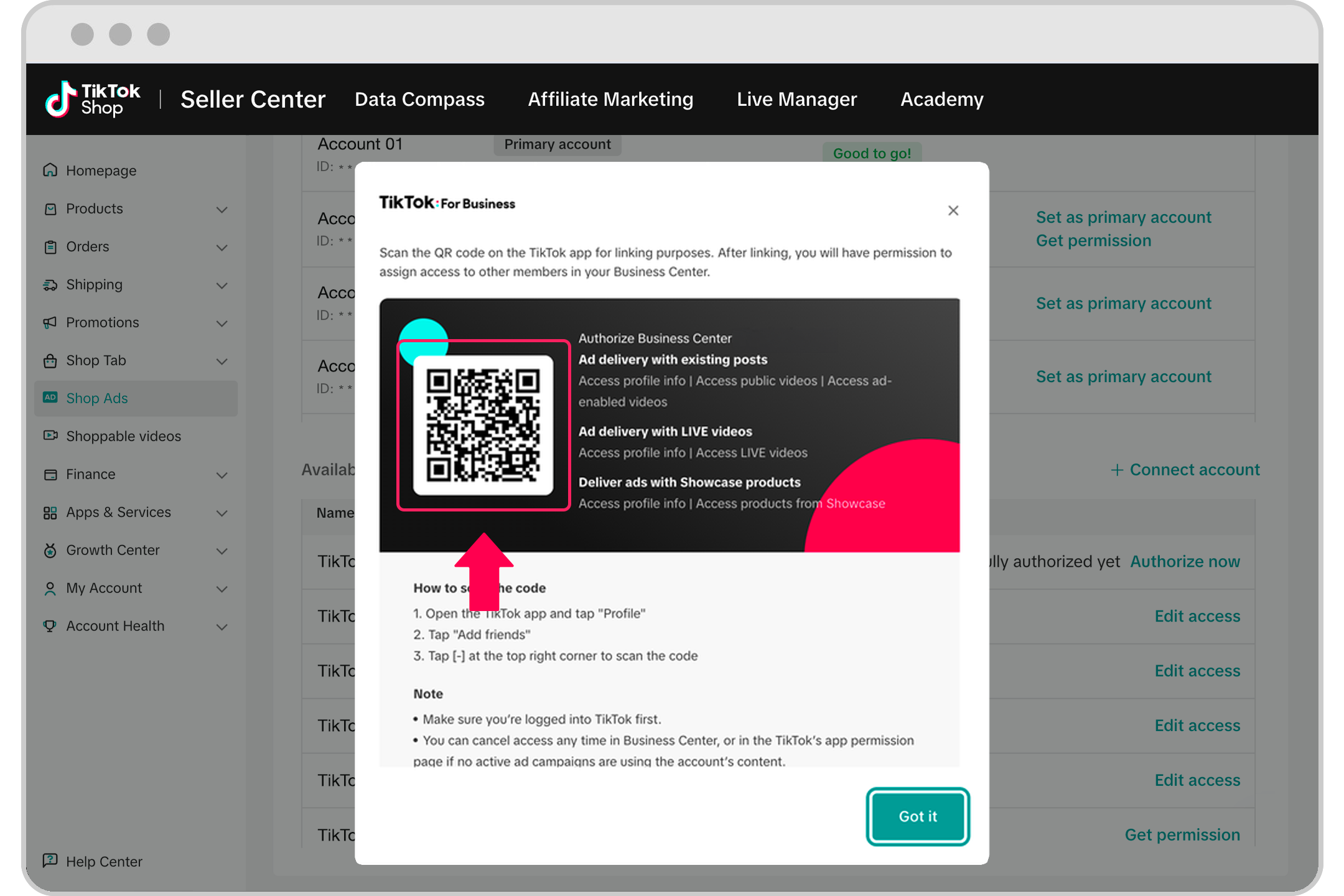 How to manage account permissions in Seller Center | TikTok Seller Center