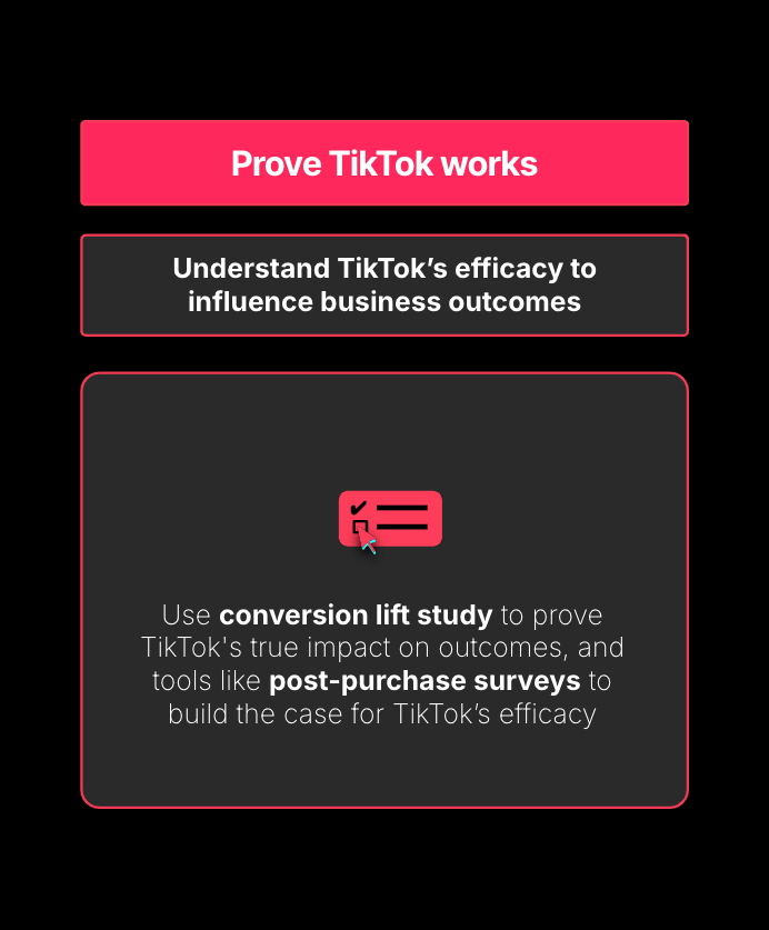 Prove TikTok works