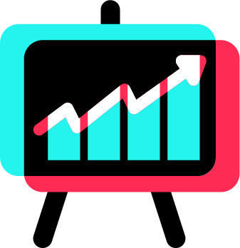 TT ICON FINANCE GRAPH ON WHITE