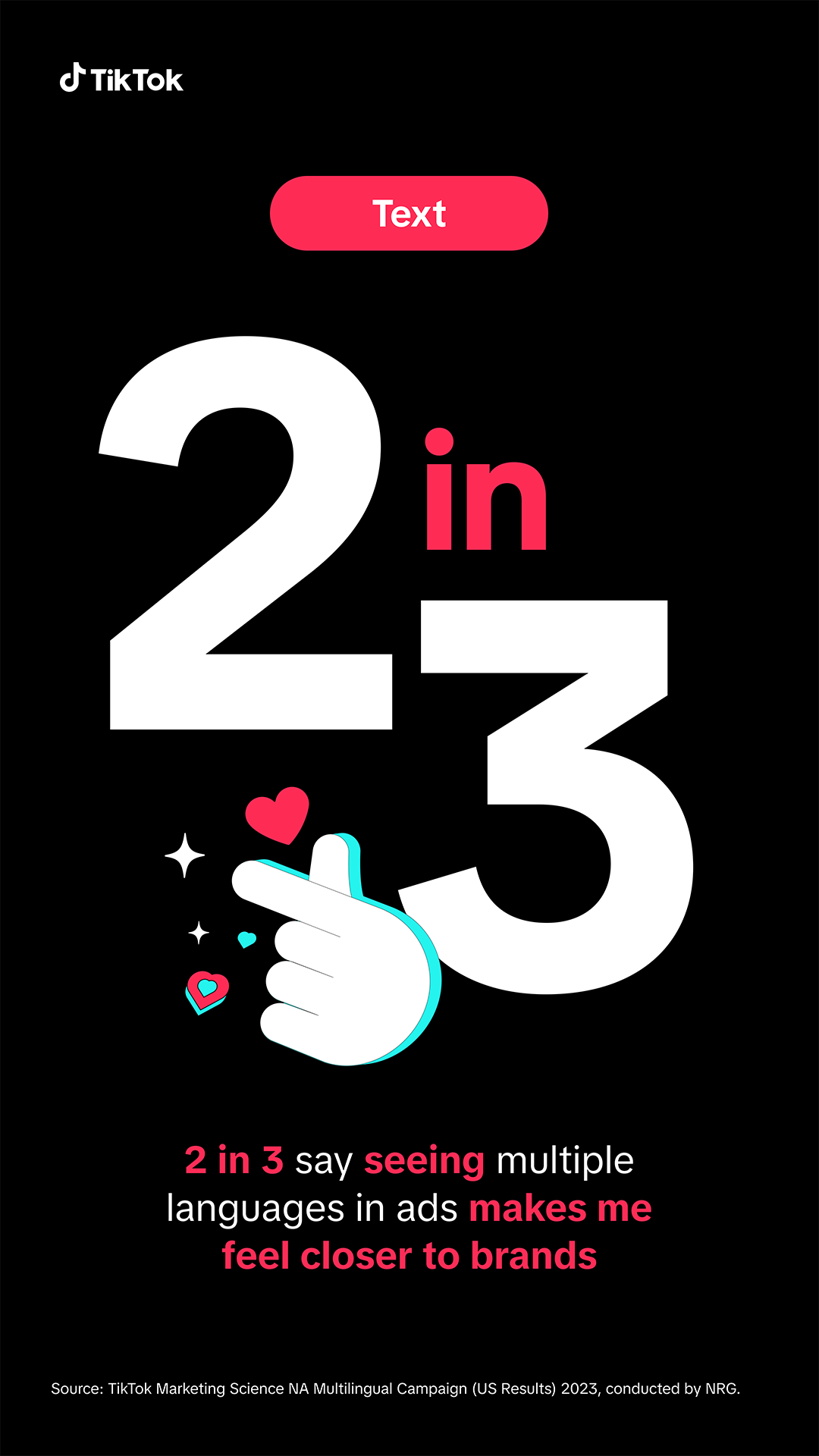 2 in 3 say seeing multiple languages in ads makes them feel closer to brands