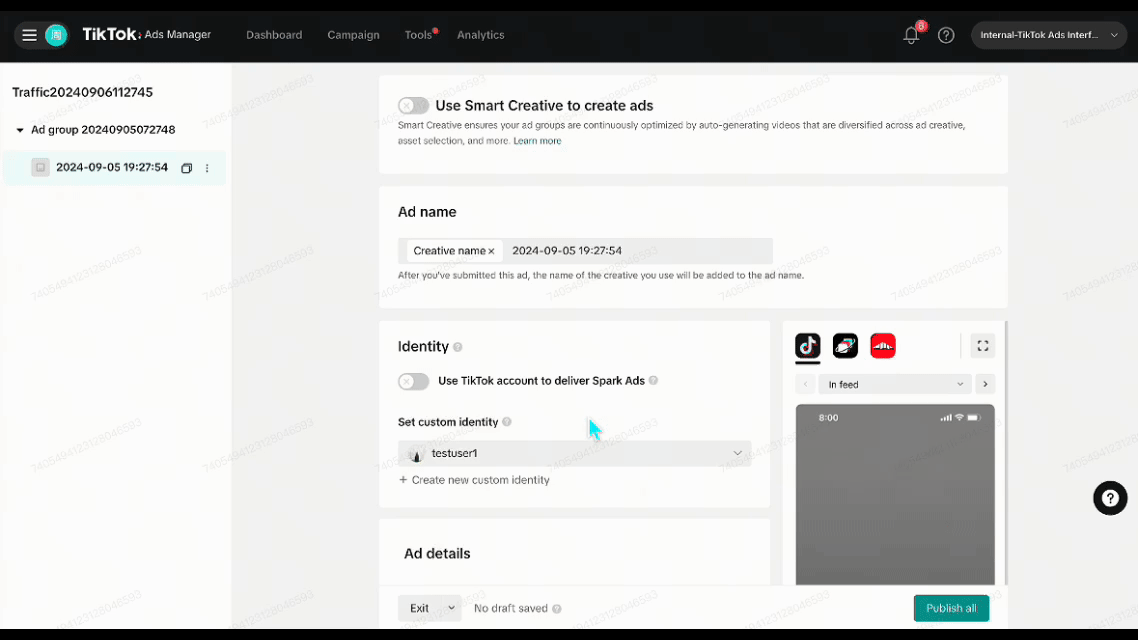 Video Editor in TikTok Ads Manager