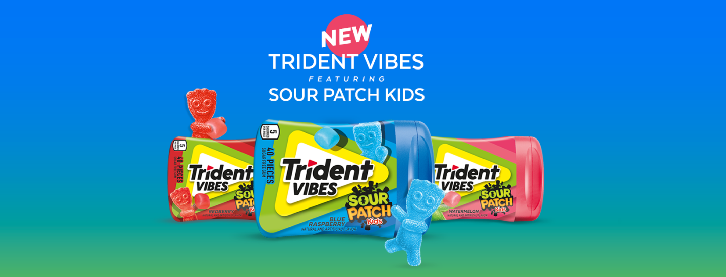 Trident Chew the Vibes Banner