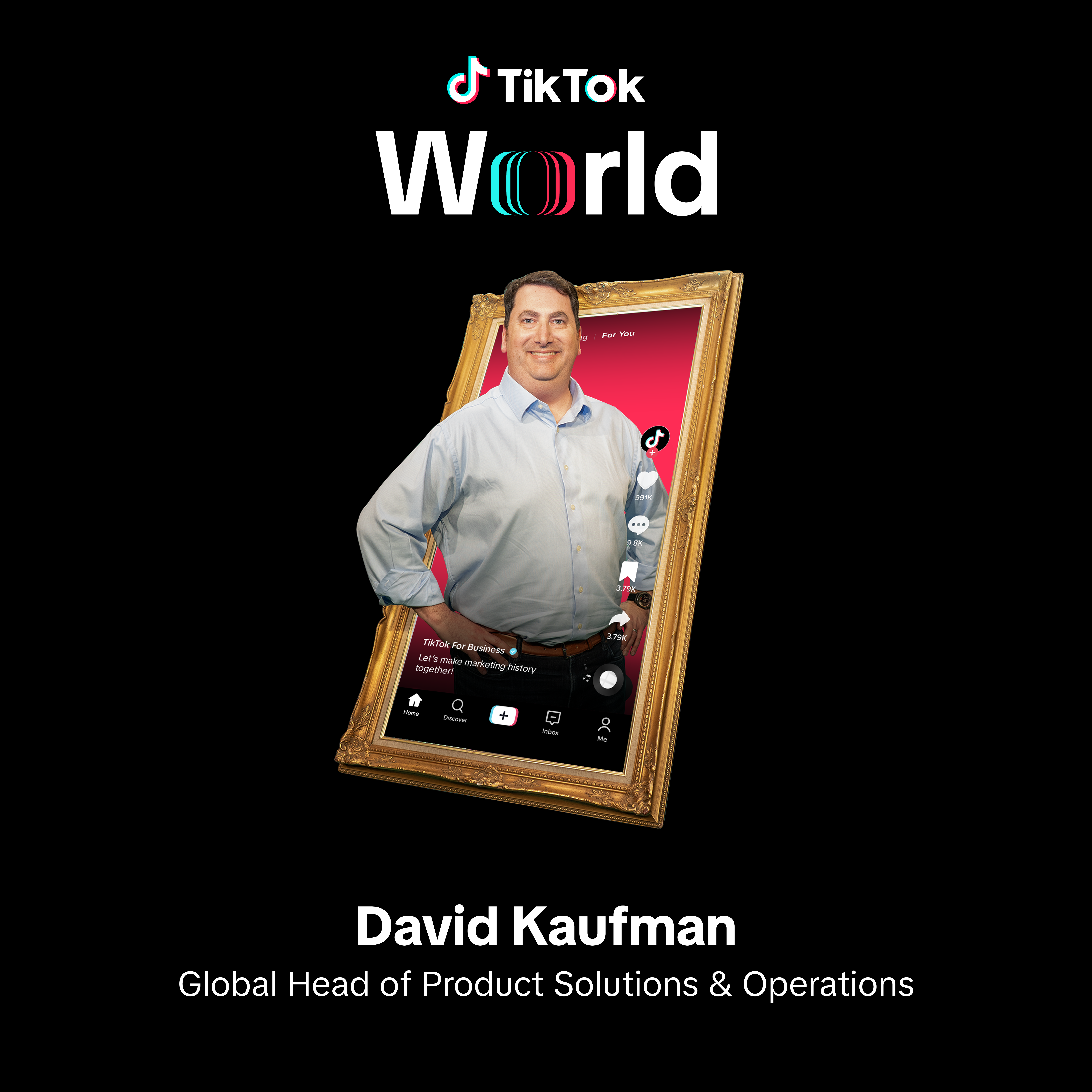 TikTok World 2025 Speaker, David Kaufman