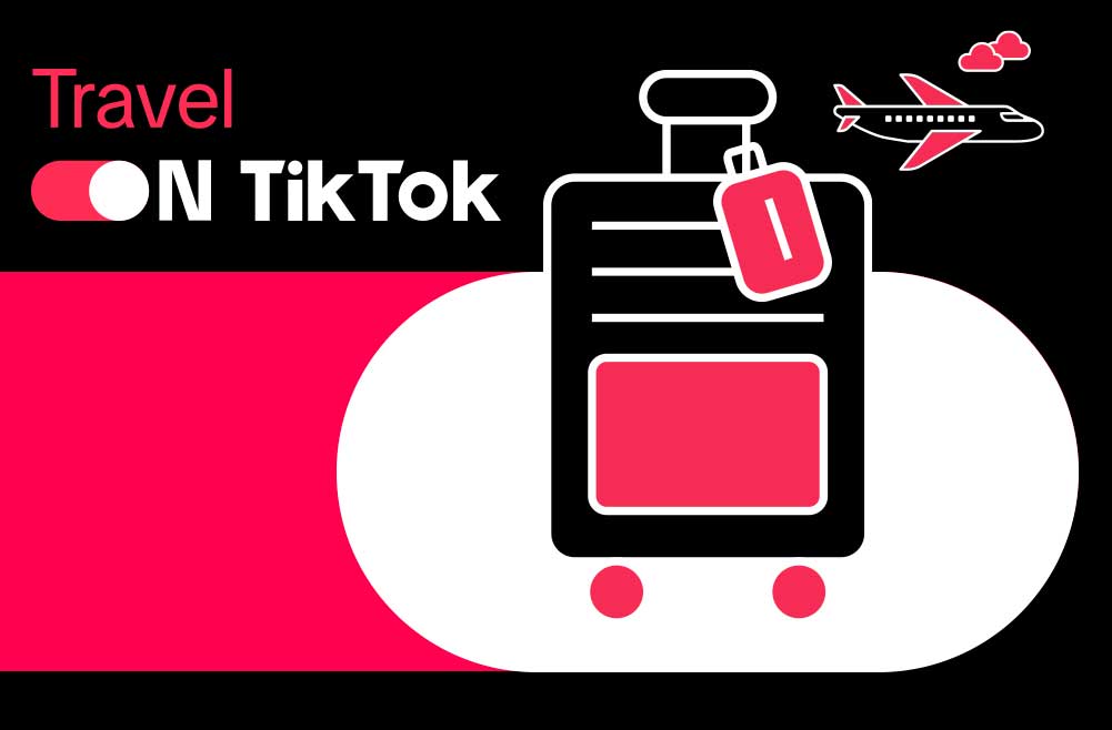 Travel agency TikTok ad showcasing destination highlights