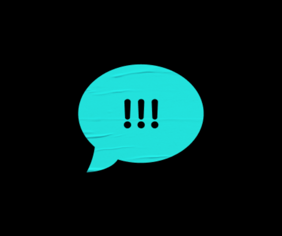 Sticker exclamación