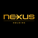 1 - Logo Nexus Holding - Dourado e preto - Com fundo - 128x128px