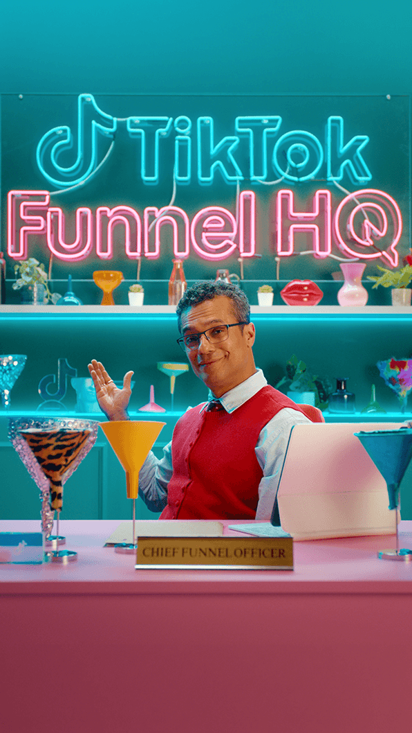 Publicidade de funil completo no TikTok